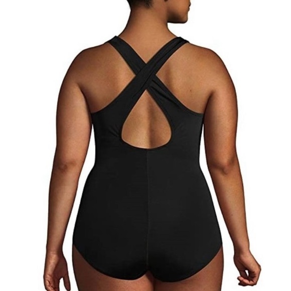 New Land’s End Plus size one piece swimsuit 18 long - Picture 2 of 4
